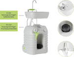 Load image into Gallery viewer, ALBAWADI Portable Camping Hand Wash Sink Foot Pump With 45L Water Tank Wheels Dispenser Adjustable Height Size