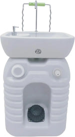 Load image into Gallery viewer, ALBAWADI Portable Camping Hand Wash Sink Foot Pump With 45L Water Tank Wheels Dispenser Adjustable Height Size
