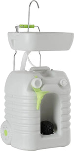 Load image into Gallery viewer, ALBAWADI Portable Camping Hand Wash Sink Foot Pump With 45L Water Tank Wheels Dispenser Adjustable Height Size