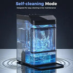 Load image into Gallery viewer, Portable Countertop Nugget Ice Maker Machine with Self-Cleaning, Dual Water Tank, Quiet 45dB Compressor, 38lbs Daily Ice Production for Home Kitchen Office Bar Restaurant RV Party