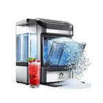 Load image into Gallery viewer, Portable Countertop Nugget Ice Maker Machine with Self-Cleaning, Dual Water Tank, Quiet 45dB Compressor, 38lbs Daily Ice Production for Home Kitchen Office Bar Restaurant RV Party