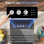 Load image into Gallery viewer, Portable Countertop Nugget Ice Maker Machine with Self-Cleaning, Dual Water Tank, Quiet 45dB Compressor, 38lbs Daily Ice Production for Home Kitchen Office Bar Restaurant RV Party