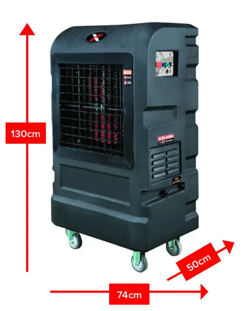 Portable Evaporative Air Cooler – 14000m³/h | BS-PAC-14000-TW