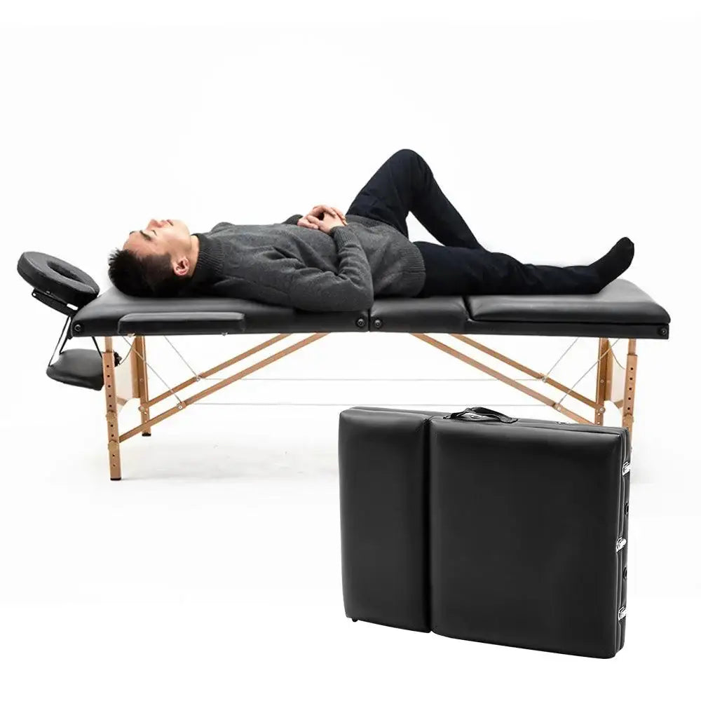 Portable Fitness Massage Table - Professional Adjustable Folding Bed for Ultimate Relaxation Time