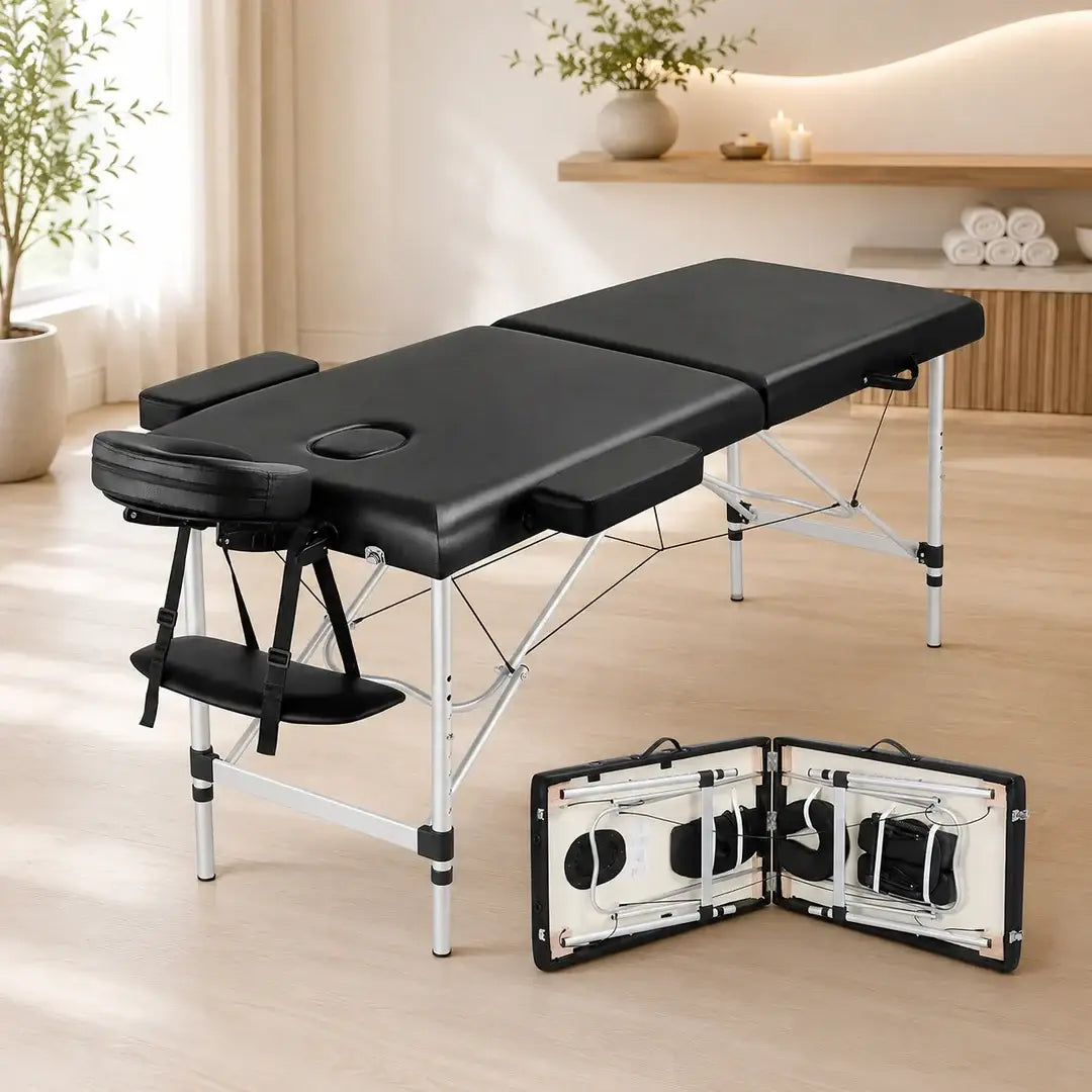Portable Fitness Massage Table - Professional Adjustable Folding Bed for Ultimate Relaxation Time