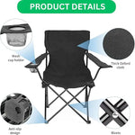 Load image into Gallery viewer, Portable Folding Beach Chair Multi-Purpose Camping Chair, Supports 110kgs Load With Carry Bag-GCC Home Center
