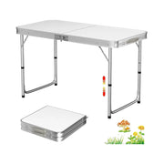 Portable Folding Picnic Table – Lightweight, Durable, and Adjustable for Camping, BBQs, and Outdoor Gatherings-GCC Home Center