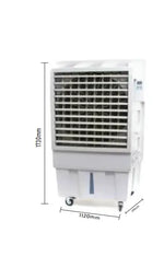 Load image into Gallery viewer, Portable Industrial Evaporative Air Cooler, Indoor And Outdoor Areas - With Strong Wheels &amp; Brakes - 150L