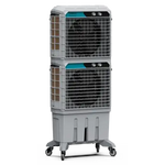 Load image into Gallery viewer, Portable Industrial Evaporative Air Cooler, Indoor And Outdoor Areas - With Strong Wheels &amp; Brakes - (125-litres)