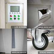 Portable Industrial Evaporative Air Cooler, Indoor And Outdoor Areas - With Strong Wheels & Brakes - 150L