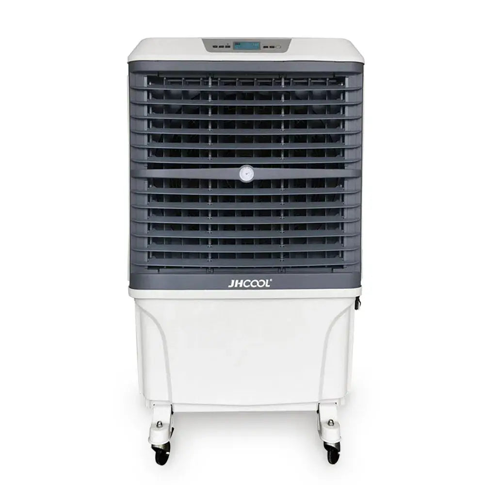 Portable Room Air Cooler with 20L+ Water Tank – Mini Evaporative Cooling Fan, LED Control, Remote, Low‑Noise Operation, 8000 CMH Airflow, Office & Home