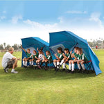 Load image into Gallery viewer, COOLBABY Portable Sunshade Beach Tent Umbrella,SPF 50+ Sun and Rain Canopy Umbrella for Sports Events,With Window Umbrella,Blue