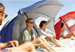 Load image into Gallery viewer, COOLBABY Portable Sunshade Beach Tent Umbrella,SPF 50+ Sun and Rain Canopy Umbrella for Sports Events,With Window Umbrella,Blue