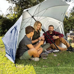 Load image into Gallery viewer, COOLBABY Portable Sunshade Beach Tent Umbrella,SPF 50+ Sun and Rain Canopy Umbrella for Sports Events,With Window Umbrella,Blue