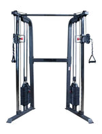 Load image into Gallery viewer, Powerline PFT100 Functional Trainer Cable Machine with Dual 160 Lb Weight Stacks