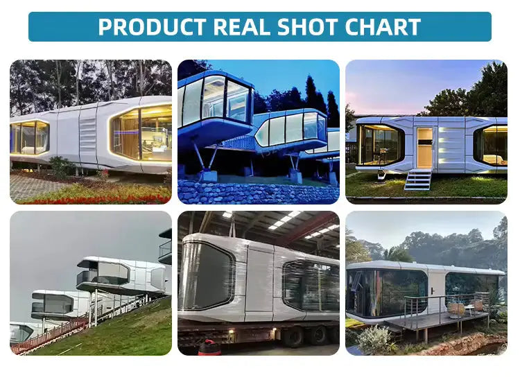 Pre Order Luxury Future Capsule, Container House For Multi-Purpose Use, Modern Prefabricated Living Unit Offering Durable Construction