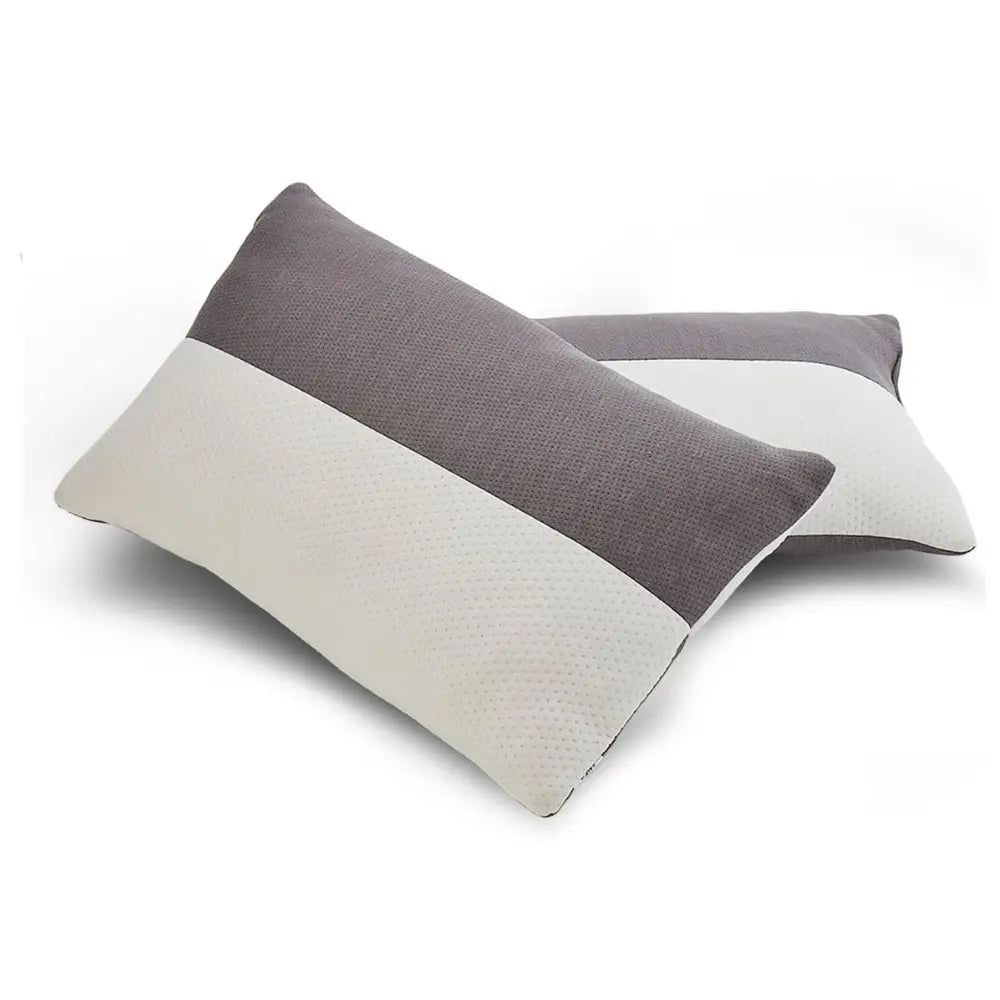 Premium Hotel-Quality Bed Pillows (Pack of 2) – Fluffy, Medium Firm, with 200 GSM Hollow Fiber Fill for Superior Comfort & Support-GCC Home Center
