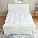 Load image into Gallery viewer, Premium Polyester Mattress Topper – Double Size, Washable, 4cm Thick-GCC Home Center