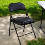 Load image into Gallery viewer, Premium Snake Skin Folding Chair. Padded Seat, Stainless Steel Frame, Multi-Functional &amp; Portable for Home, Office, Outdoor &amp; Events