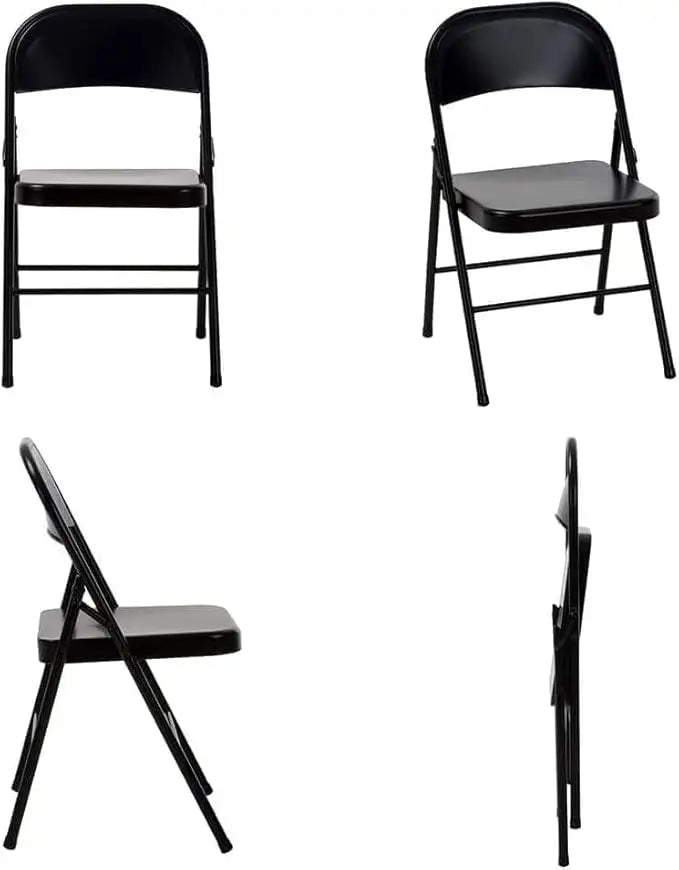Premium Snake Skin Folding Chair. Padded Seat, Stainless Steel Frame, Multi-Functional & Portable for Home, Office, Outdoor & Events