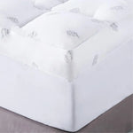 Load image into Gallery viewer, Premium Twin Mattress Topper – 4-Inch Thick, Soft Microfiber, Washable, Pressure Relief, White-GCC Home Center