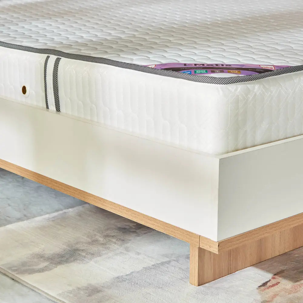 Premium Two-Sided King Mattress with Bonnell Springs & Foam Encasing - 180x200 cm, Medium Firm-GCC Home Center