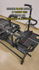 Load and play video in Gallery viewer, Arabian Mall Professional Aluminum Pilates Reformer Machine – Adjustable Gym &amp; Studio Equipment UAE