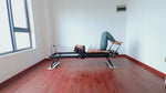 Load and play video in Gallery viewer, Foldable Pilates Reformer Machine – Stainless Steel, Adjustable Resistance for Home Gym &amp; Studio