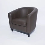 Load image into Gallery viewer, PU Leather Customizable U-Shape Single Seater Sofa