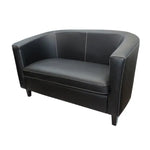 Load image into Gallery viewer, PU Leather Customizable U-Shape Single Seater Sofa