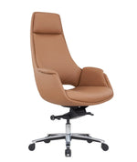Load image into Gallery viewer, PU Leather Executive High-Back Office Chair – Elegant Comfort for Professionals