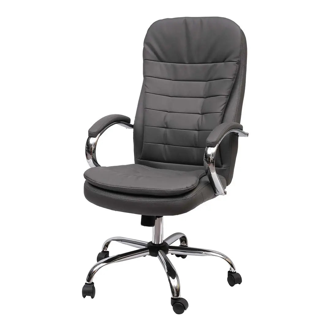 PU Leather High Back PU Leather Chair With Height Adjustable And Arm Rest-GCC Home Center
