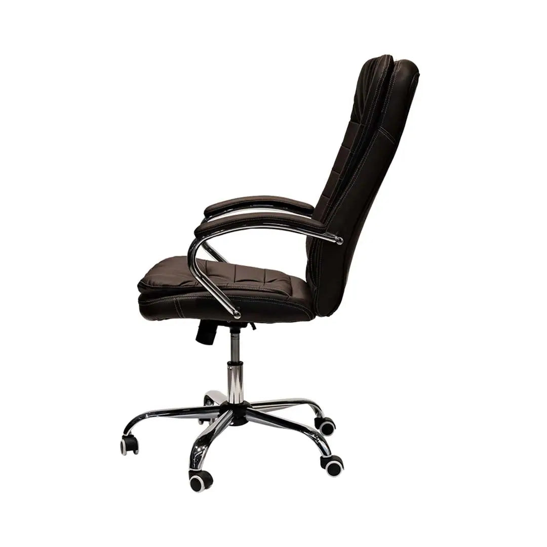 PU Leather High Back PU Leather Chair With Height Adjustable And Arm Rest-GCC Home Center