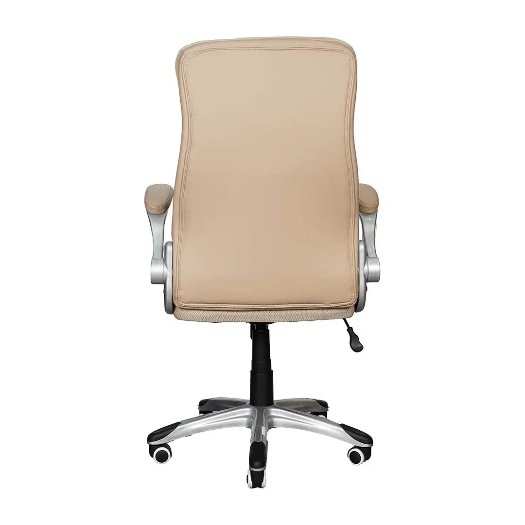 PU leather High Back Office Chair With Height Adjustable-GCC Home Center
