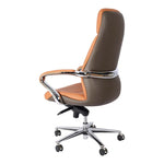 Load image into Gallery viewer, PU leather High Back Office Chair With Height Adjustable, Lumbar Support And Swivel Wheels-GCC Home Center