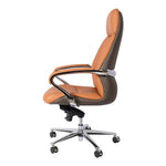Load image into Gallery viewer, PU leather High Back Office Chair With Height Adjustable, Lumbar Support And Swivel Wheels-GCC Home Center