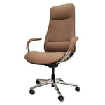 Load image into Gallery viewer, PU leather High Back Office Chair With Height Adjustable, Swivel Wheels and Lumbar Support-GCC Home Center