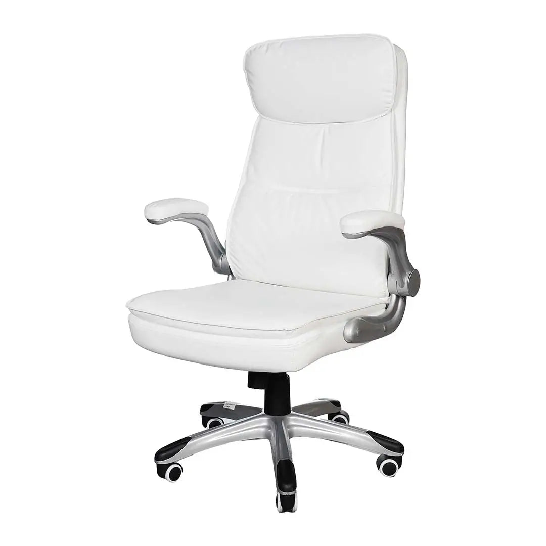 PU leather High Back Office Chair With Height Adjustable-GCC Home Center