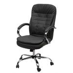 Load image into Gallery viewer, PU Leather Low Back Office Chair With Height Adjustable-GCC Home Center