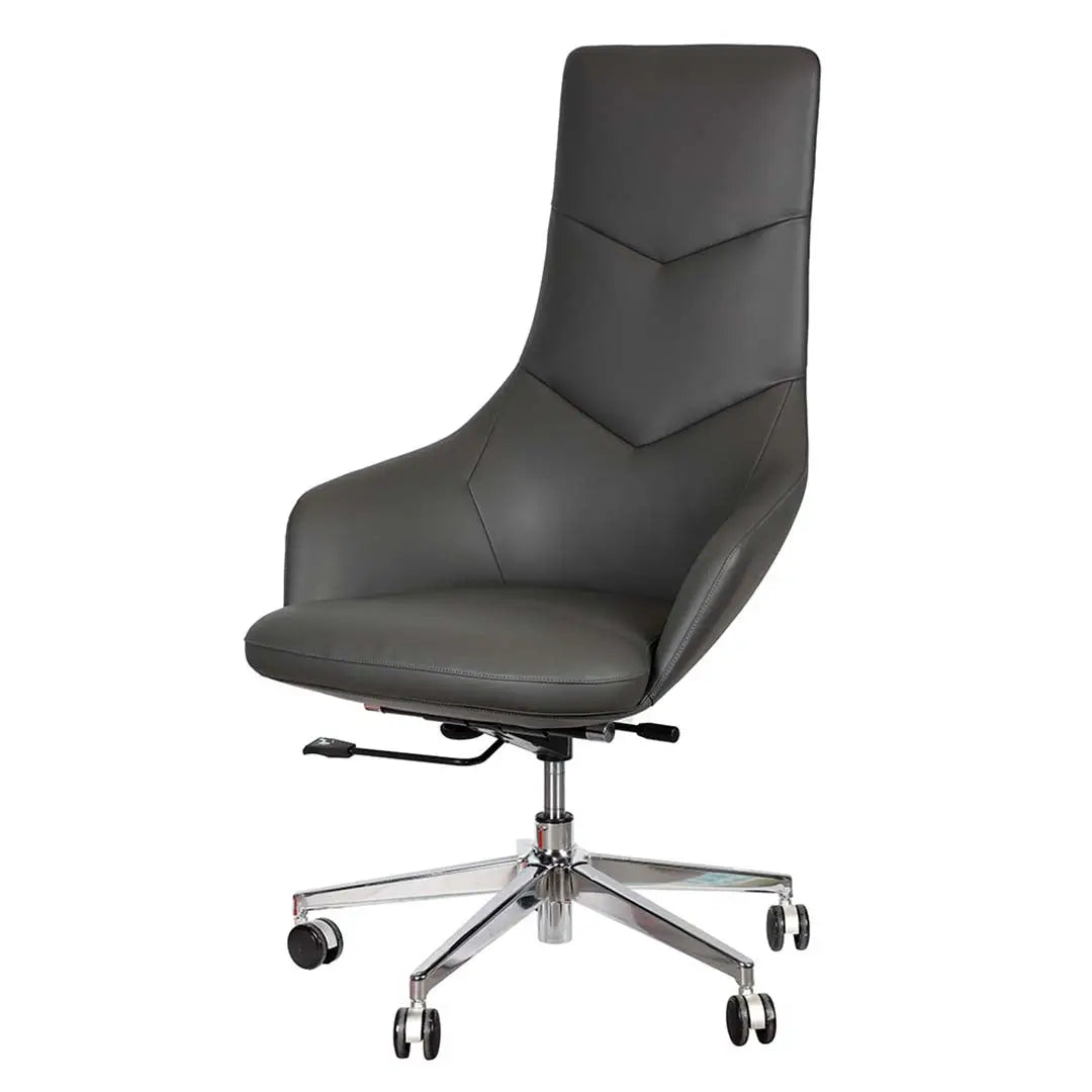 PU leather Office Chair, High Back Office Chair With Height Adjustable-GCC Home Center