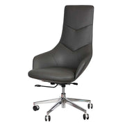 PU leather Office Chair, High Back Office Chair With Height Adjustable-GCC Home Center