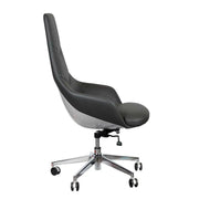 PU leather Office Chair, High Back Office Chair With Height Adjustable-GCC Home Center