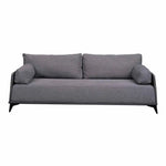 Load image into Gallery viewer, PU Leather Office Sofa Set With Metal Legs - Grey-GCC Home Center