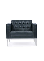 Load image into Gallery viewer, PU Leather Sofa Seat – Classic Design with Solid Wood Frame