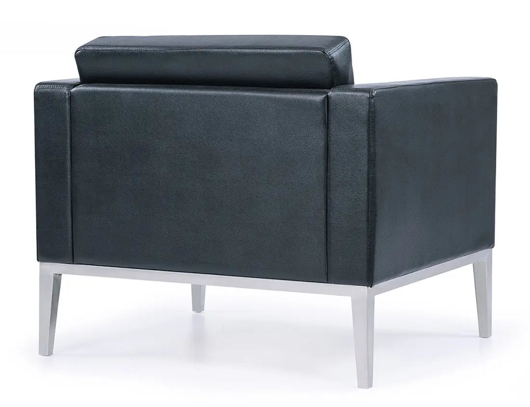 PU Leather Sofa Seat – Classic Design with Solid Wood Frame