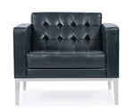 Load image into Gallery viewer, PU Leather Sofa Seat – Classic Design with Solid Wood Frame