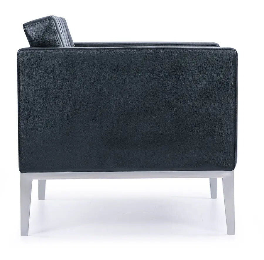 PU Leather Sofa Seat – Classic Design with Solid Wood Frame