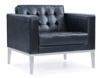 Load image into Gallery viewer, PU Leather Sofa Seat – Classic Design with Solid Wood Frame