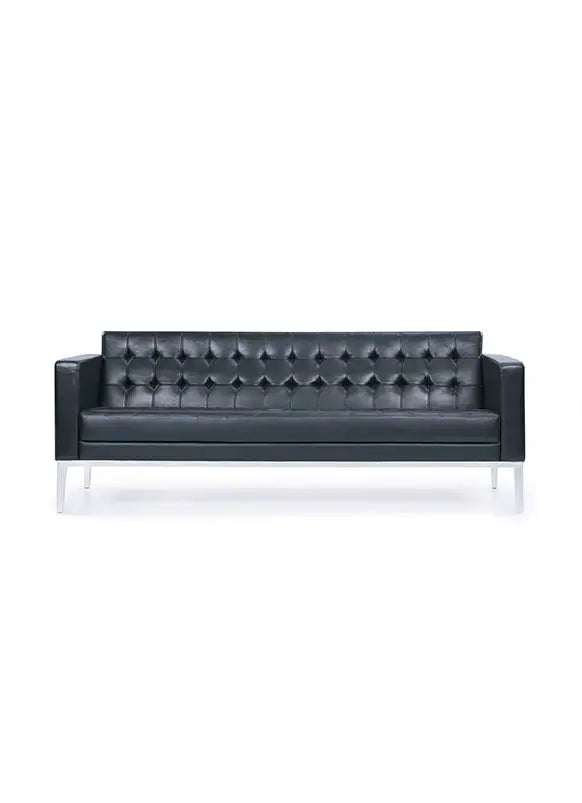 PU Leather Sofa Seat – Classic Design with Solid Wood Frame