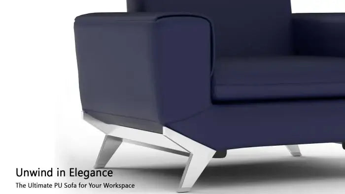 PU Leatherette Seater Sofa Modern Sofa Ideal for Home and Office-GCC Home Center